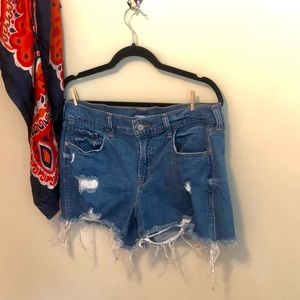 OLD NAVY BOYFRIEND JEAN SHORTS, Size 10
